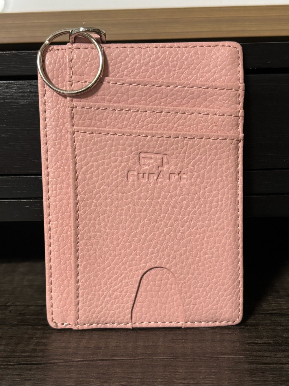 Pink Leather Card Holder (NWOT)